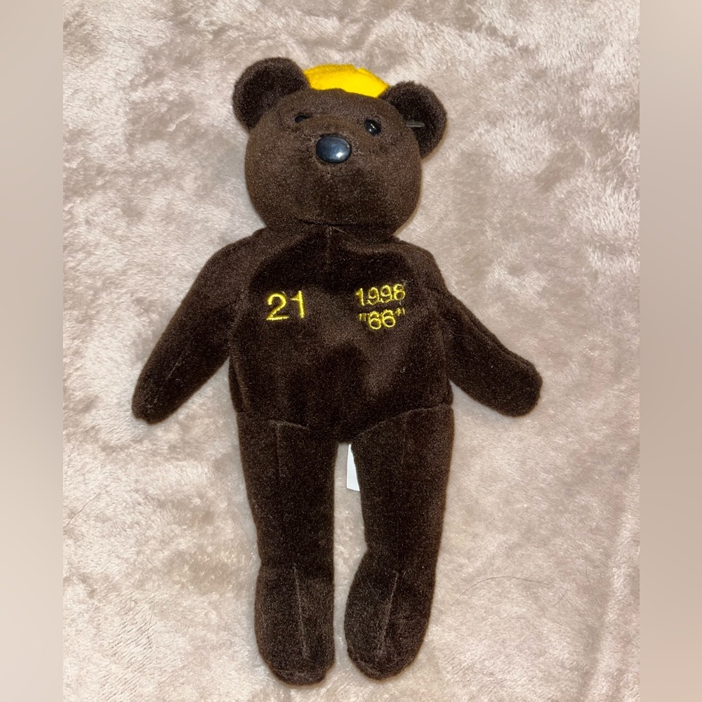 Salvino Bamm Beano's‎ Sammy Sosa 1998 66 Home Run Chicago Cubs Plush Bear 21